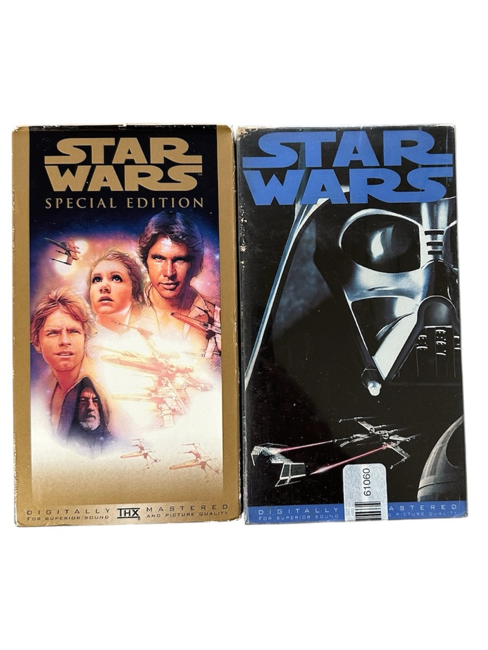 Star Wars Special Edition VHS Pair - Gold & Blue Artwork